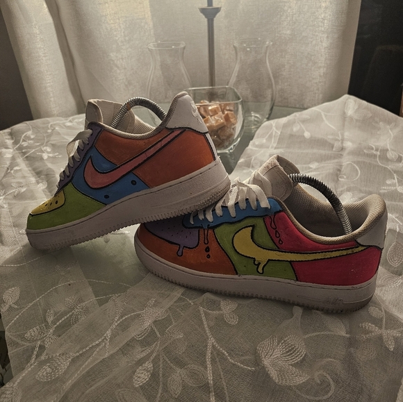 Mens Custom drip  Air Force 1 size 7.5 - Picture 3 of 16